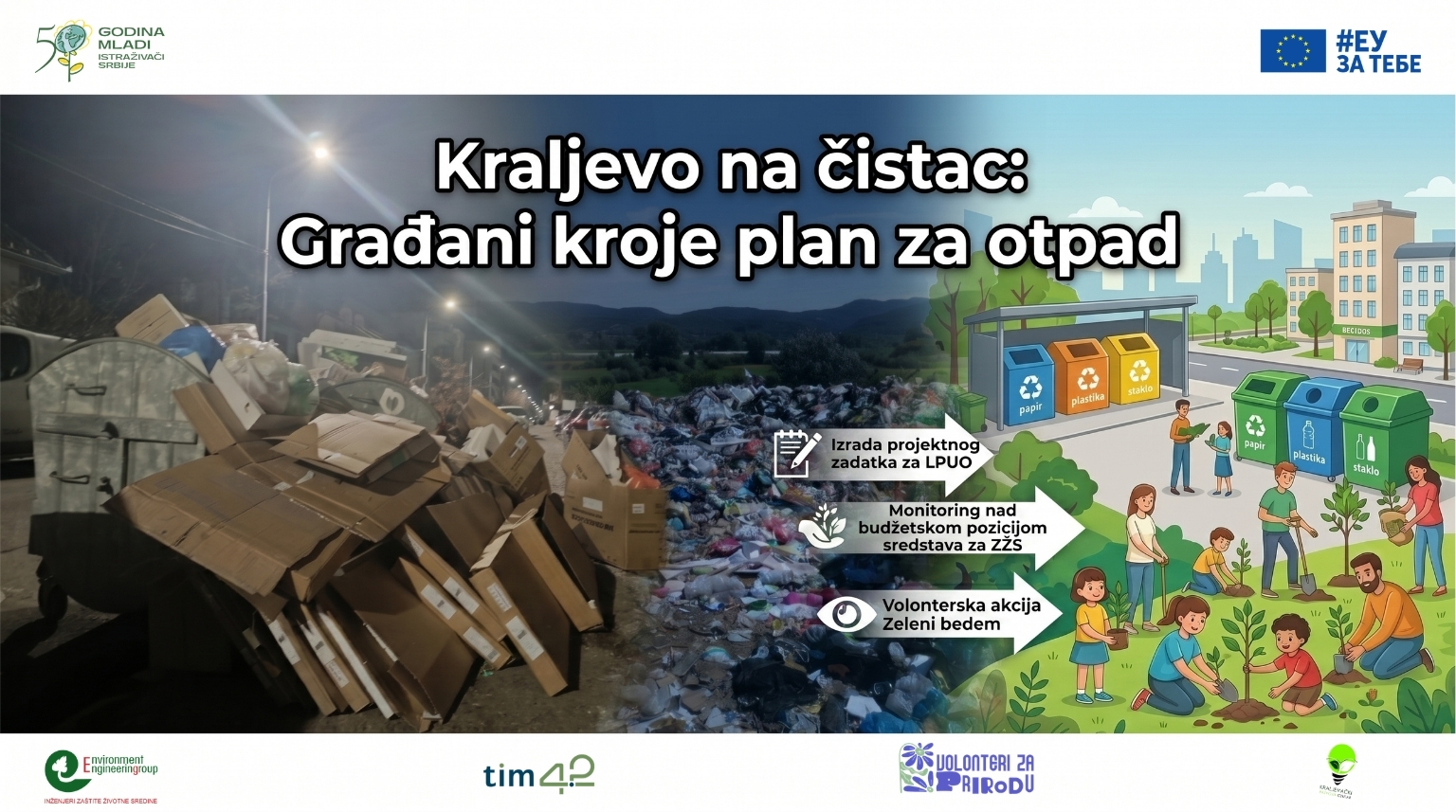 KRALJEVO NA ČISTAC: Građani kroje plan za otpad